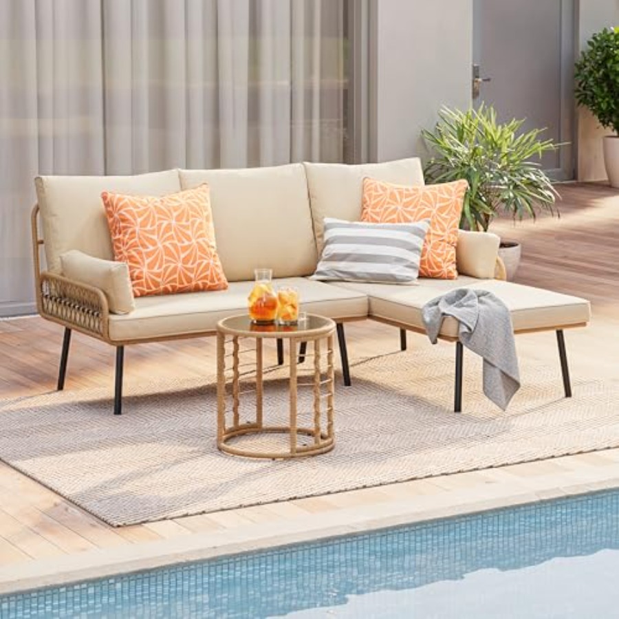 Outdoor Furniture On Sale - 3-Piece Outdoor Patio Furniture Set All-Weather