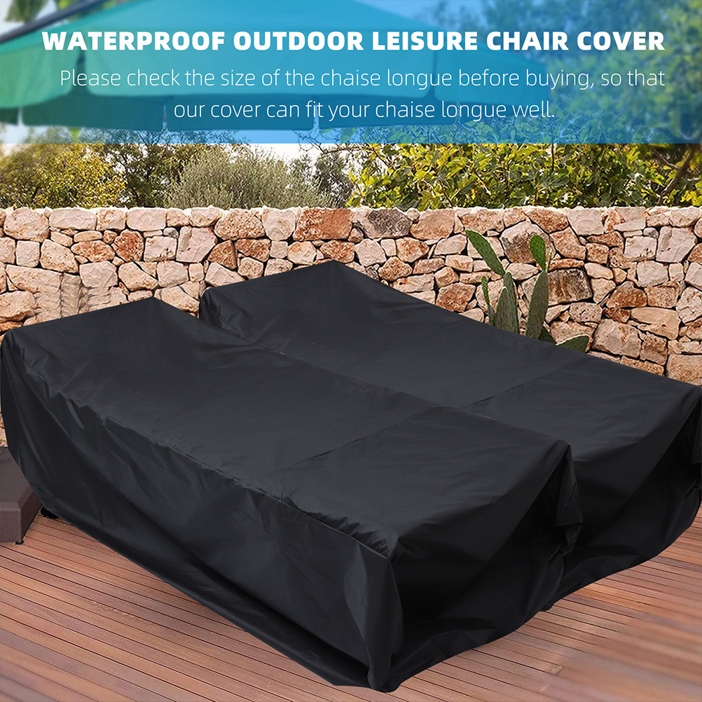 Outdoor Furniture Covers - Totority 2pcs Outdoor Patio Chaise Lounge