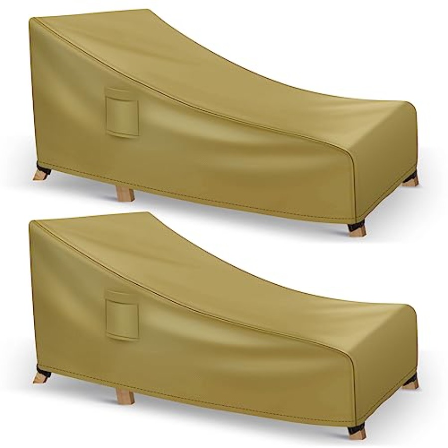 Outdoor Furniture Covers - Chaise Lounge Covers Outdoor Waterproof, Heavy