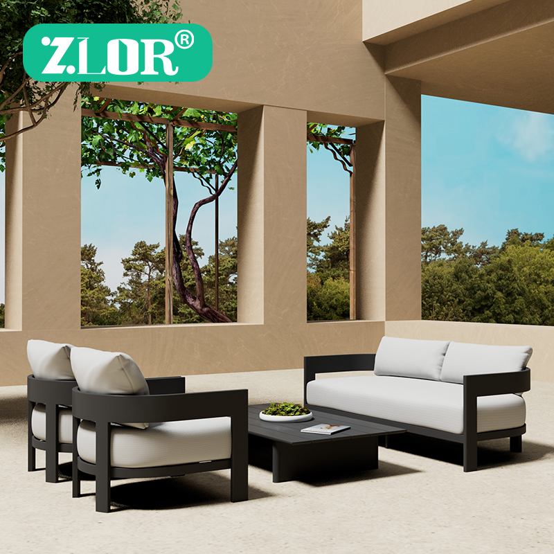 Modern Aluminum Outdoor Sofa S - Outdoor Furniture Dining Set avaliação e preço