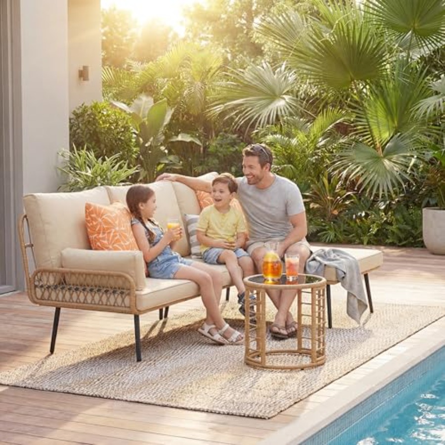 3-Piece Outdoor Patio Furnitur - Outdoor Furniture On Sale avaliação e preço