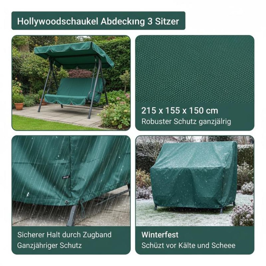 Patio 3 Seater Swing Chair Ben - Outdoor Furniture Covers avaliação e preço