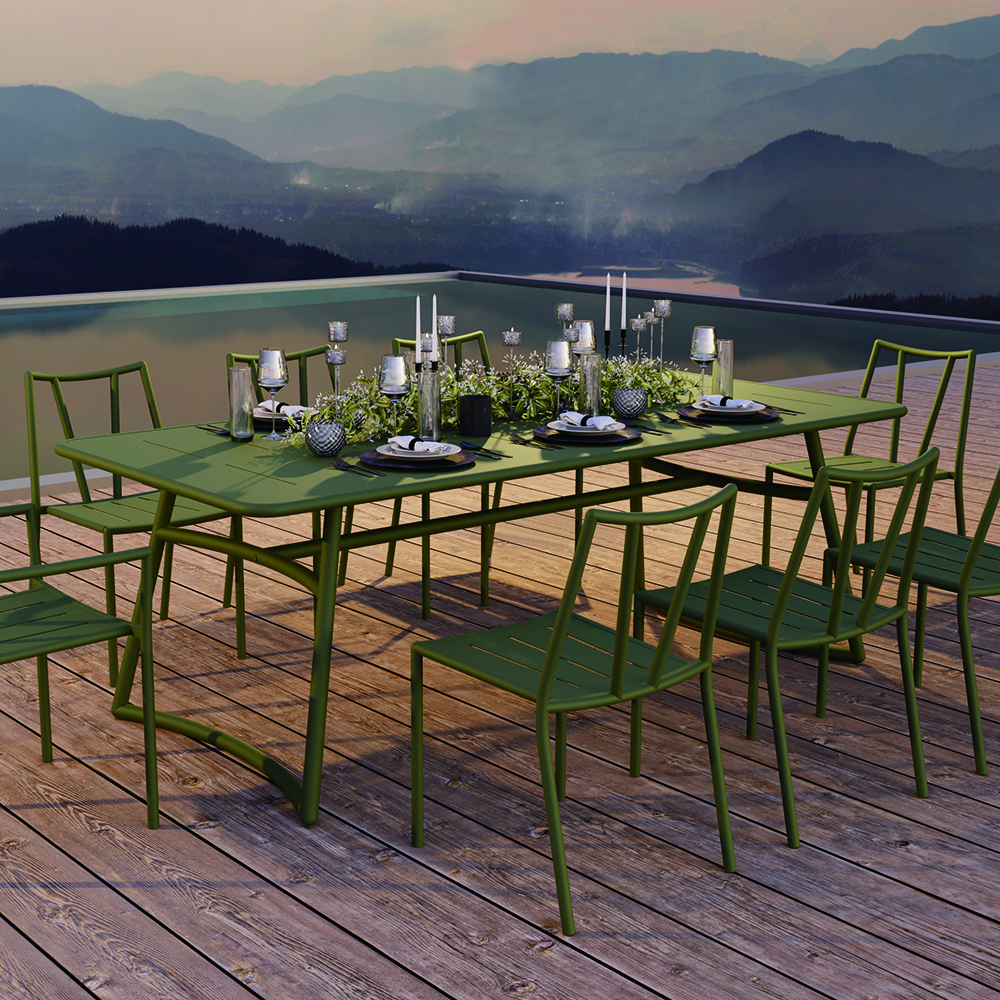 Outdoor Garden Outside Furnitu - Outdoor Furniture Dining Set avaliação e preço