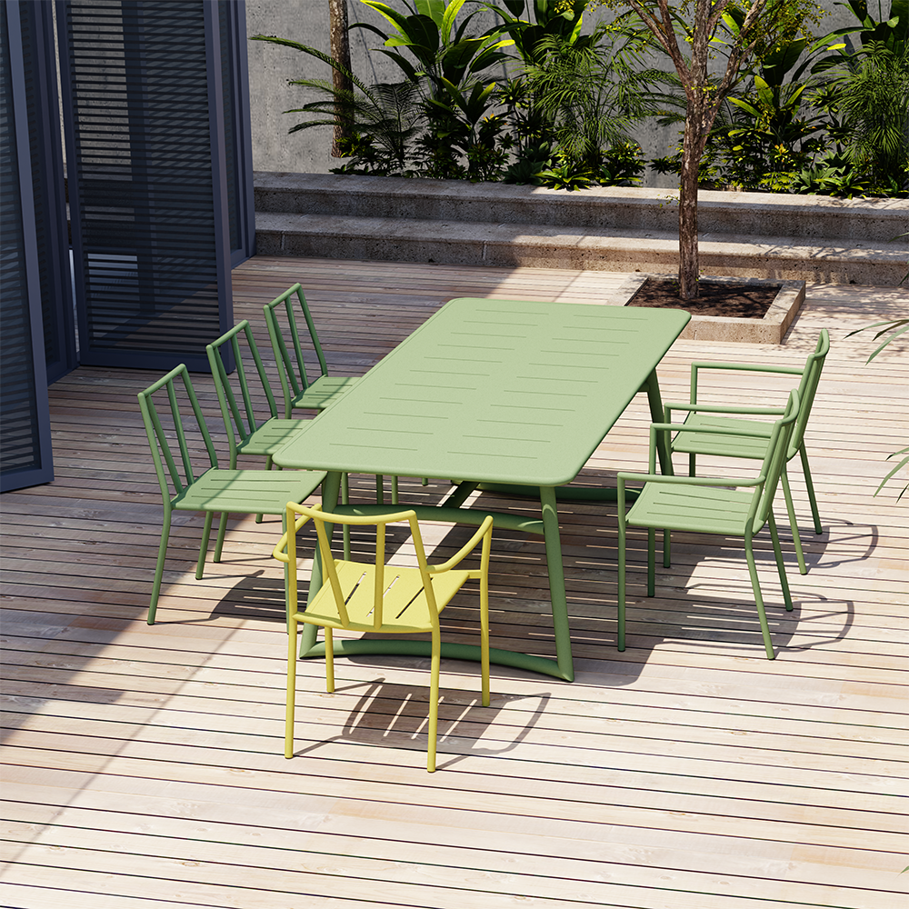 Outdoor Garden Outside Furnitu - Outdoor Furniture Dining Set avaliação e preço