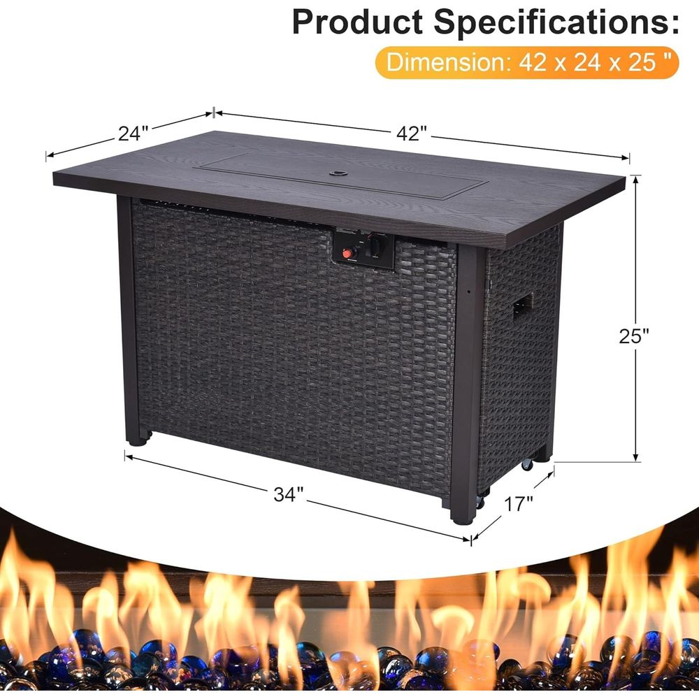 13-Piece Outdoor Sectional Pat - Outdoor Furniture And Fire Pit avaliação e preço