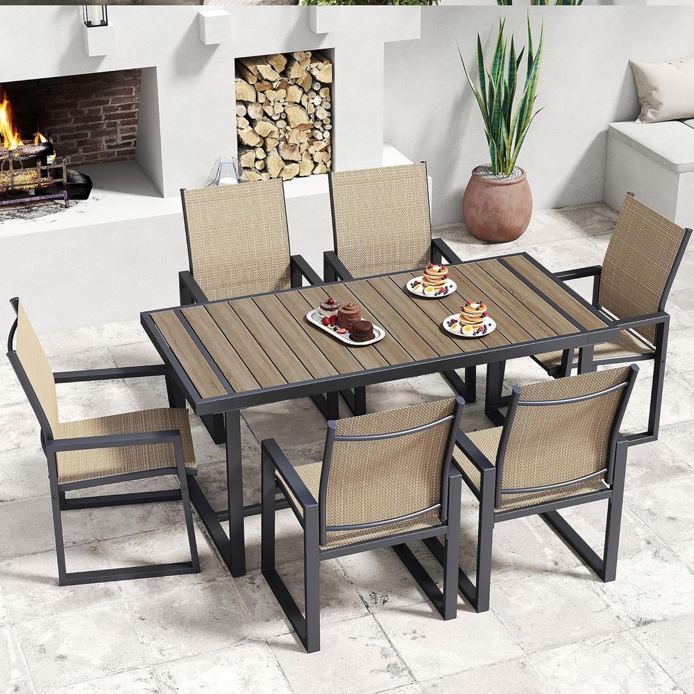 7 Piece Patio Dining Set or 6, - Outdoor Furniture On Sale avaliação e preço