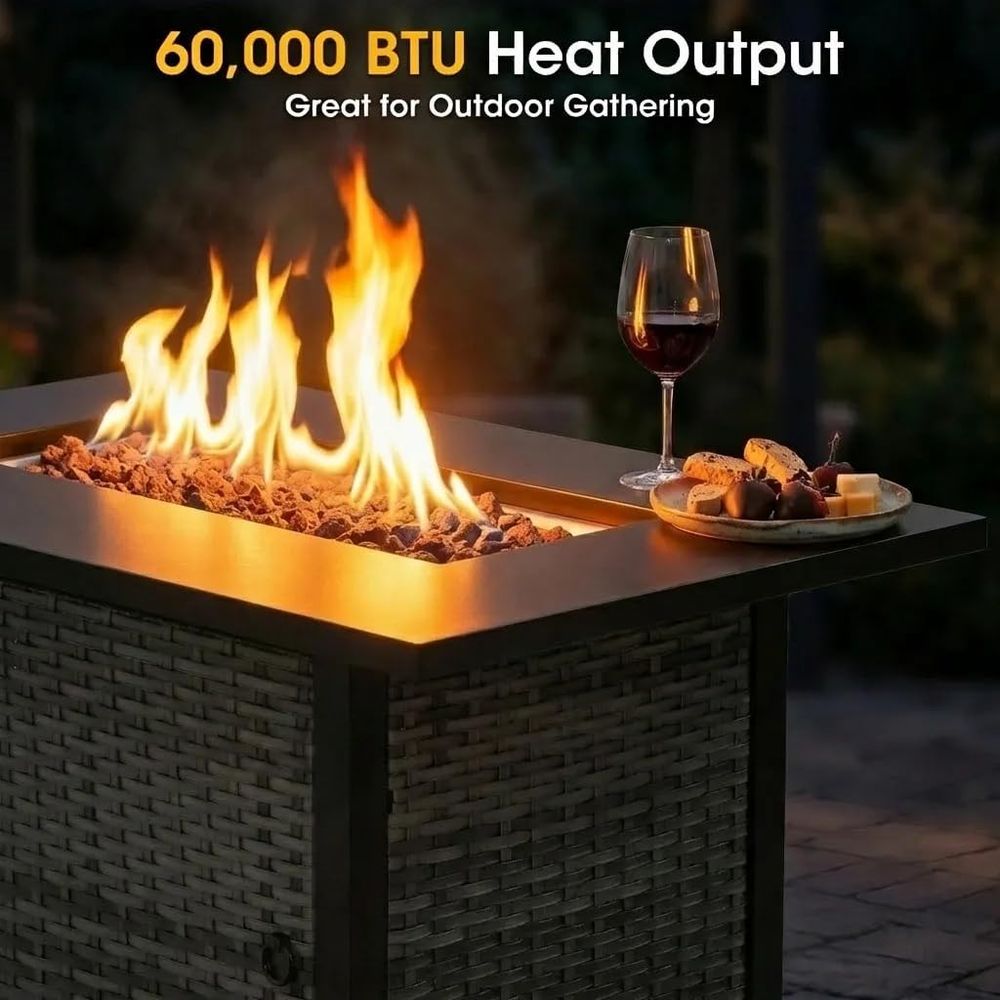 5-Piece Patio Furniture Set wi - Outdoor Furniture And Fire Pit avaliação e preço