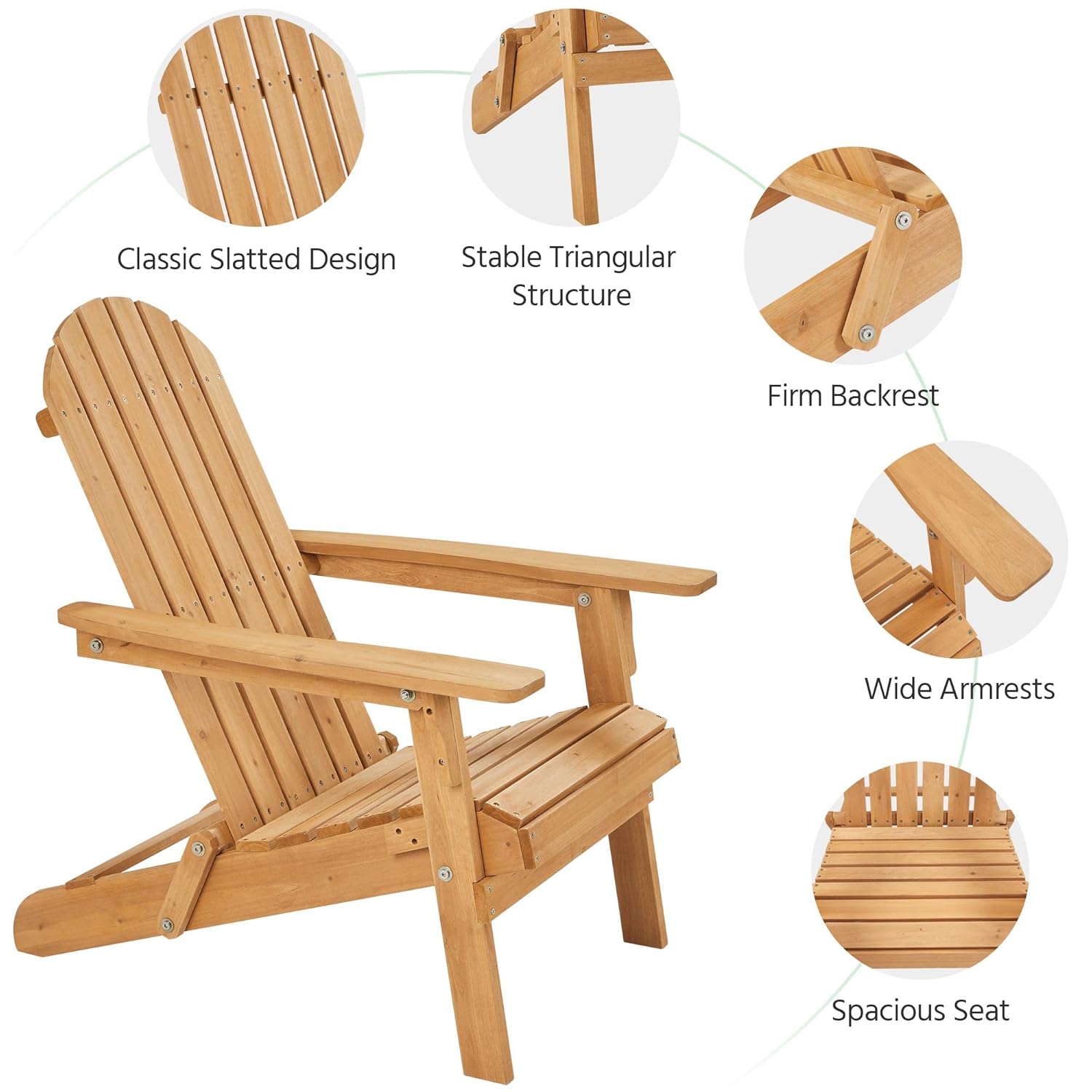 Folding Adirondack Chair Set o - Outdoor Furniture And Fire Pit avaliação e preço