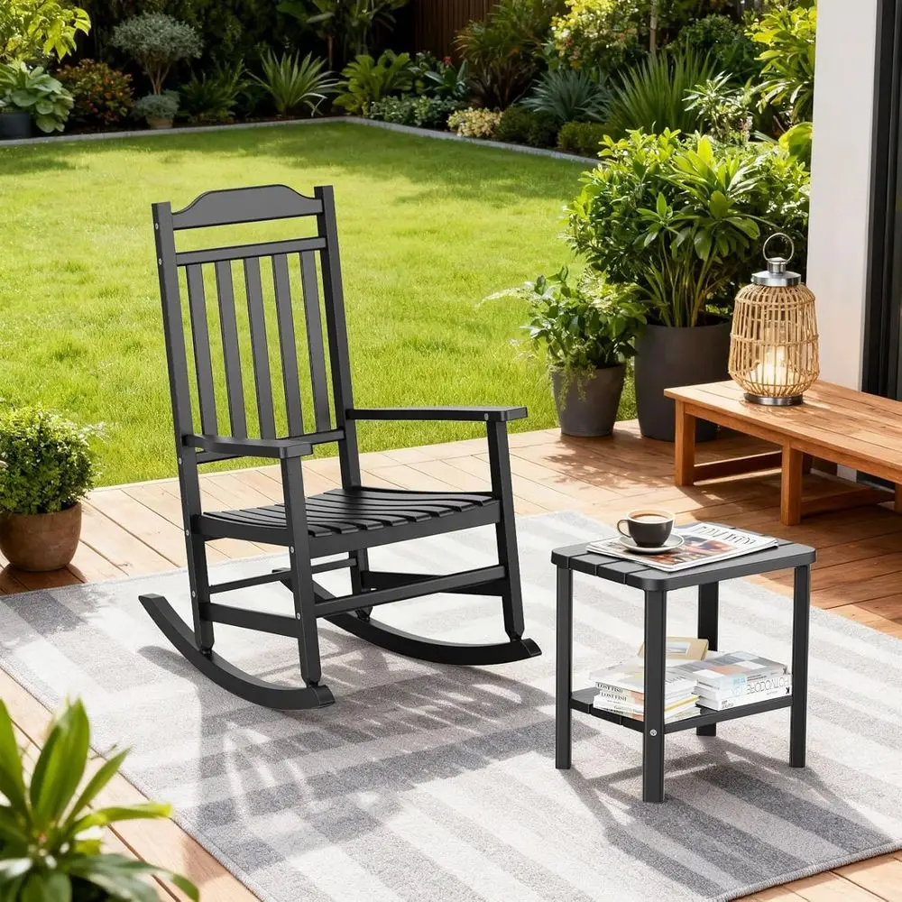 3-Piece Outdoor Rocking Bistro - Outdoor Furniture On Sale avaliação e preço