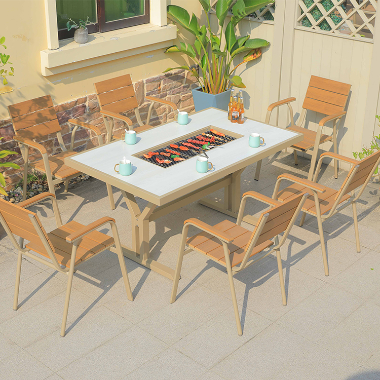 Hot Sale Cast Aluminum Fire Pi - Outdoor Furniture And Fire Pit avaliação e preço