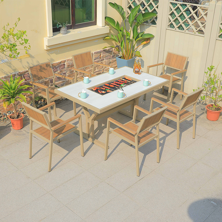 Hot Sale Cast Aluminum Fire Pi - Outdoor Furniture And Fire Pit avaliação e preço