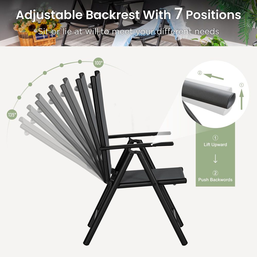 7 Piece Patio Dining Furniture - Outdoor Furniture Dining Set avaliação e preço