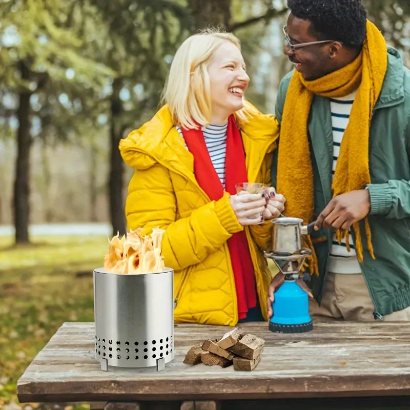 Portable Camping Stove Tableto - Outdoor Furniture Fire Table avaliação e preço