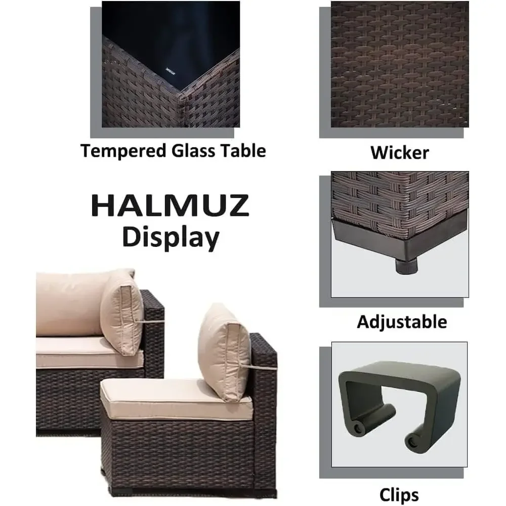 8-Piece Outdoor Patio Furnitur - Outdoor Furniture And Fire Pit avaliação e preço