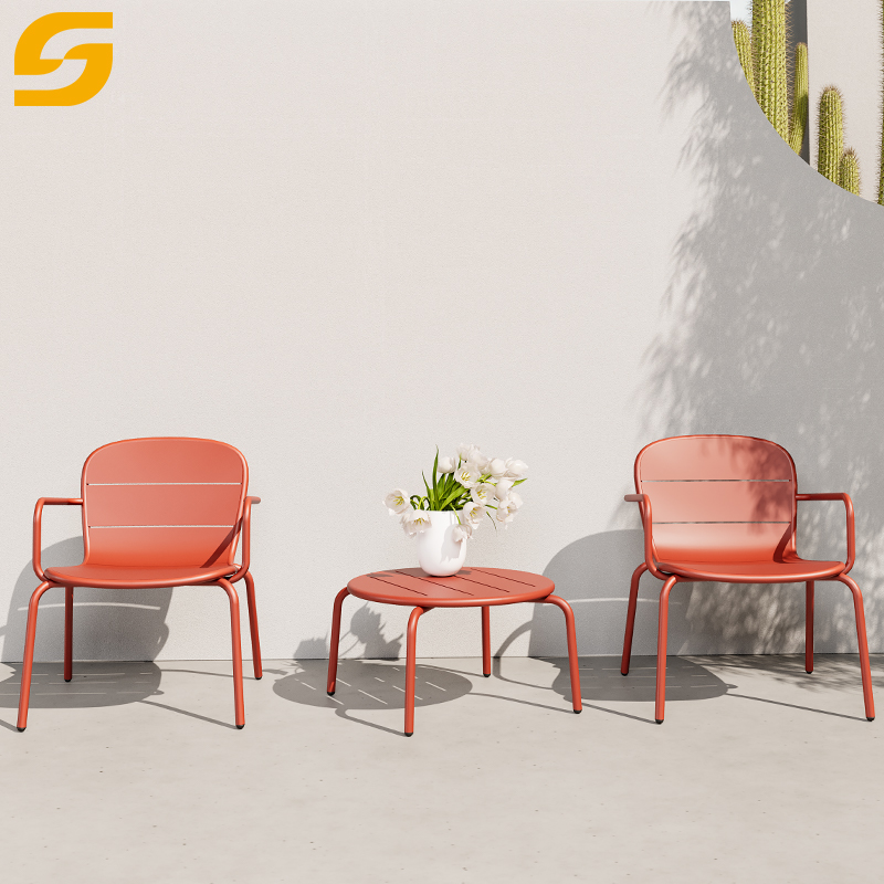 Custom Aluminum Garden Chair O - Outdoor Furniture Dining Set avaliação e preço