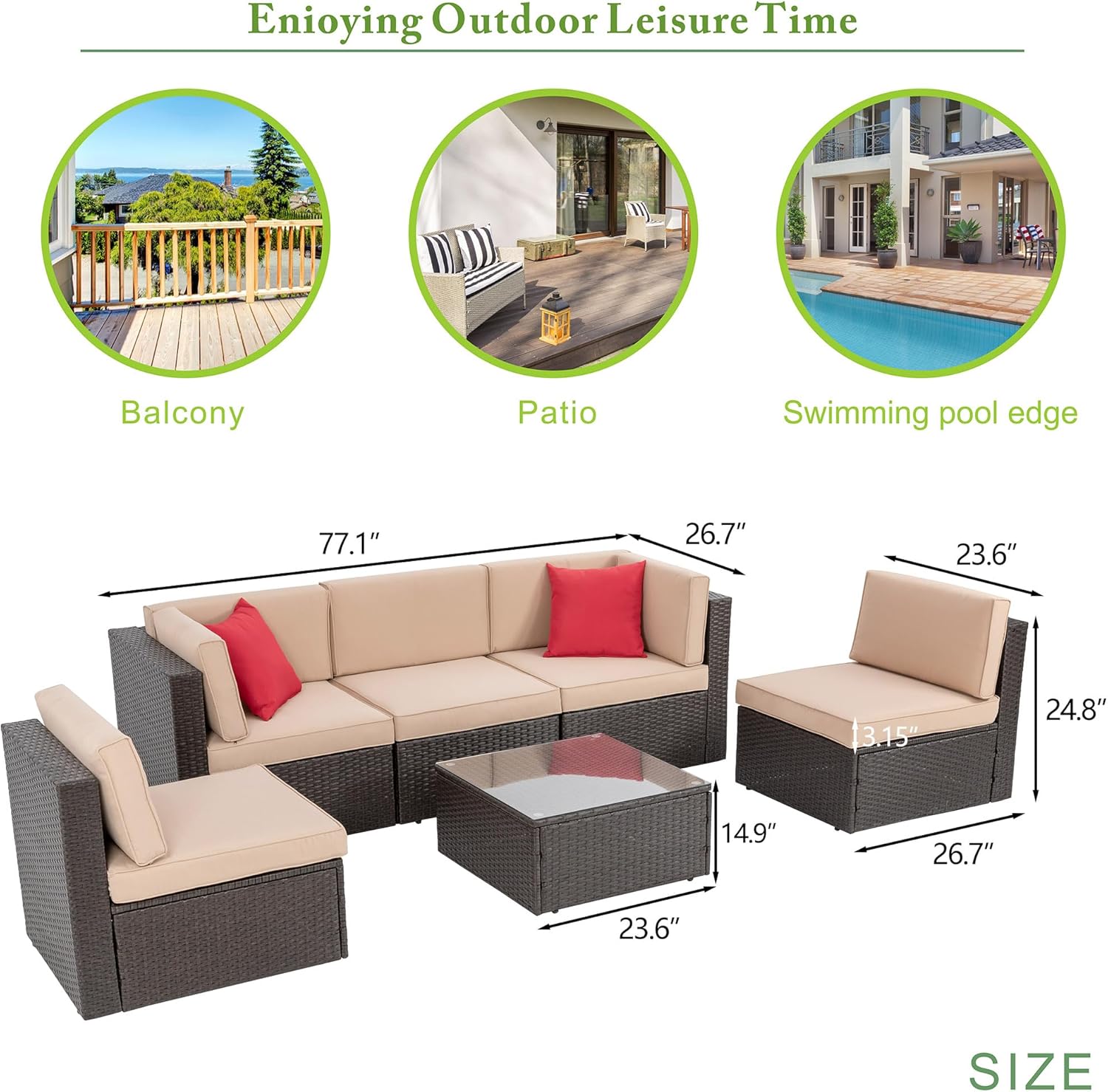 7 Piece Patio Furniture Set wi - Outdoor Furniture And Fire Pit avaliação e preço
