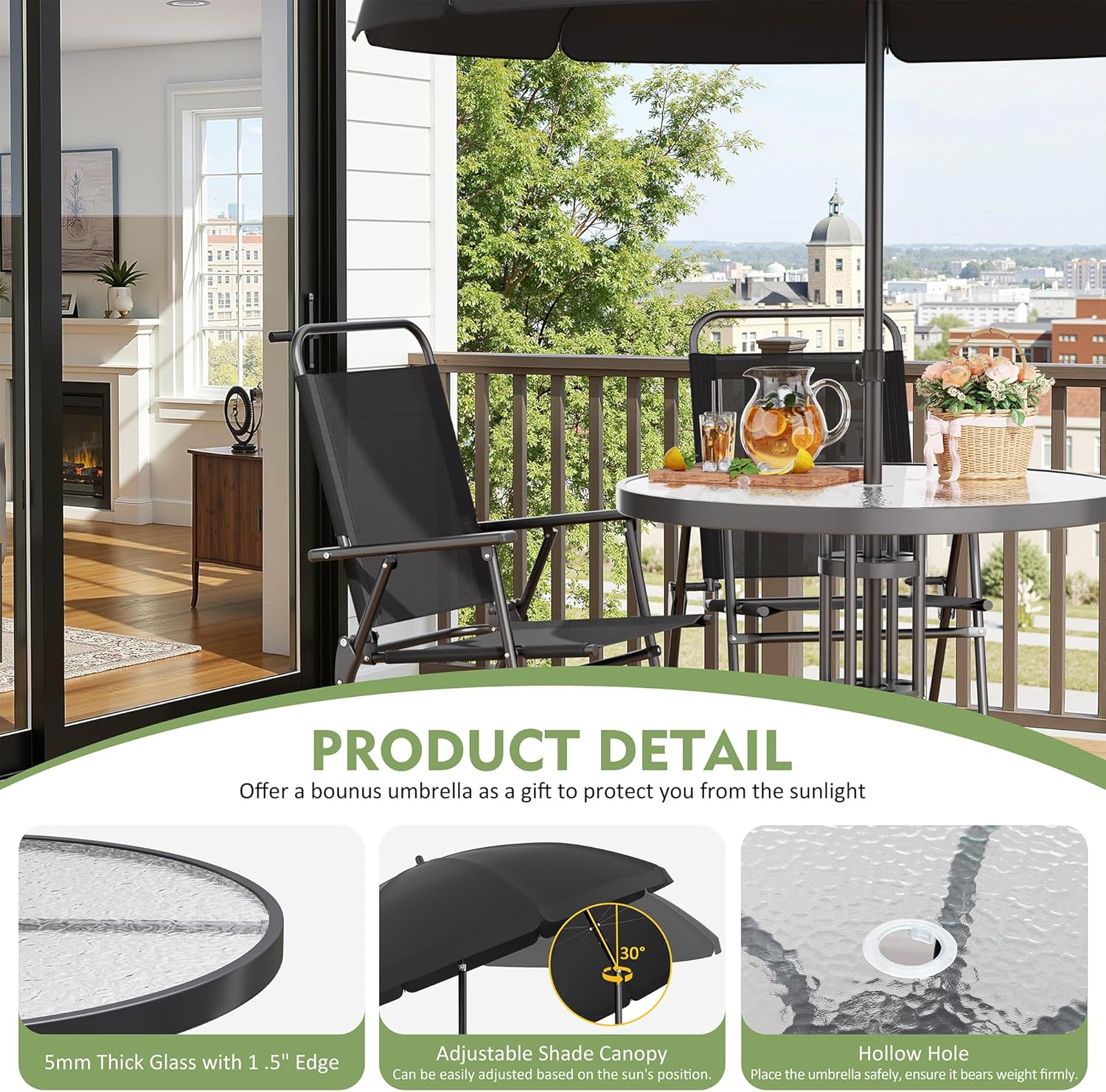 6-Piece Outdoor Patio Dining S - Outdoor Furniture Dining Set avaliação e preço