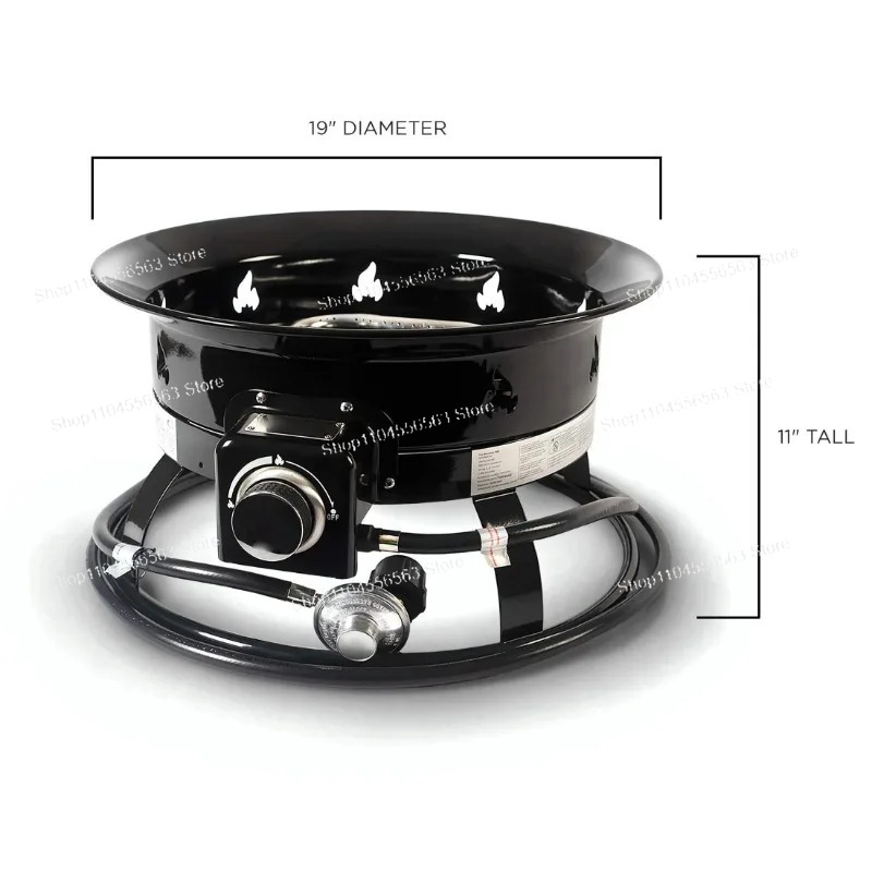 Portable Propane Fire Pit 58,0 - Outdoor Furniture And Fire Pit avaliação e preço