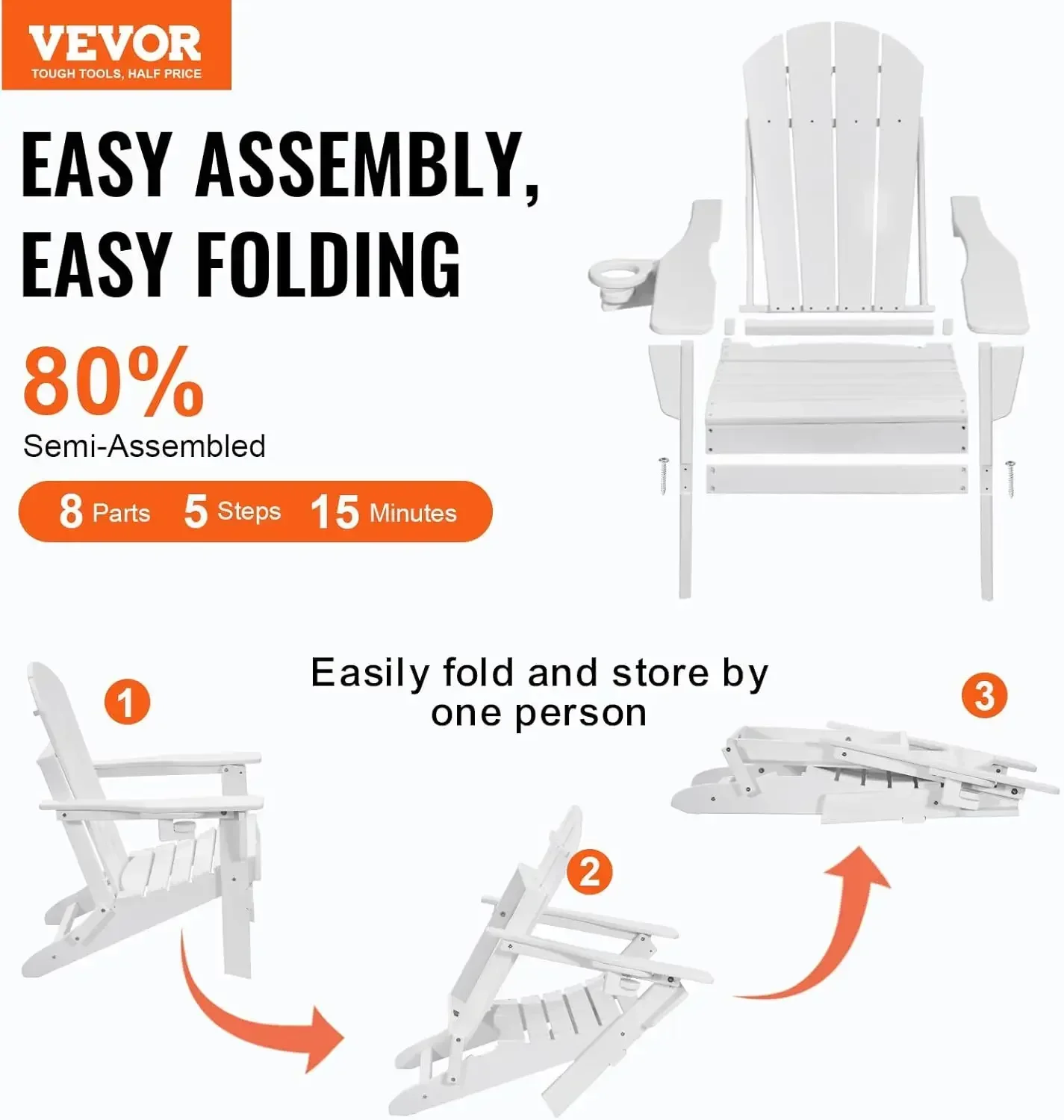 Hot salesBig deal Folding Adir - Outdoor Furniture And Fire Pit avaliação e preço