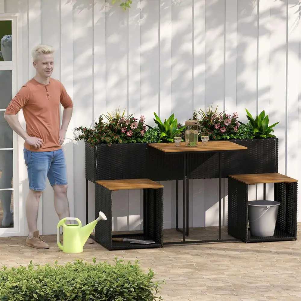 Outdoor Acacia Wood Patio Furn - Outdoor Furniture On Sale avaliação e preço