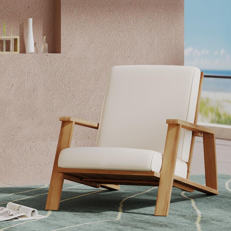 Paloma Club Chair - Modern Arm - Outdoor Furniture Upholstery avaliação e preço