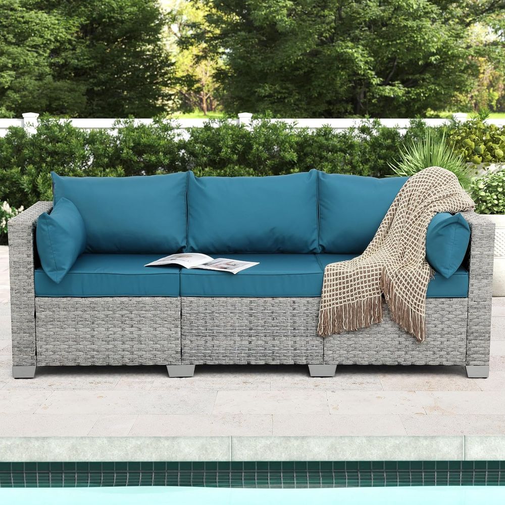 3 Seater Outdoor Wicker Sofa S - Outdoor Furniture On Sale avaliação e preço