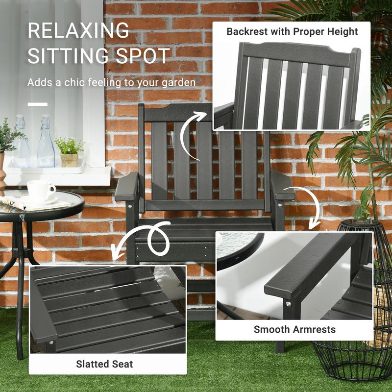 2 Piece All-Weather Patio Chai - Outdoor Furniture Dining Set avaliação e preço