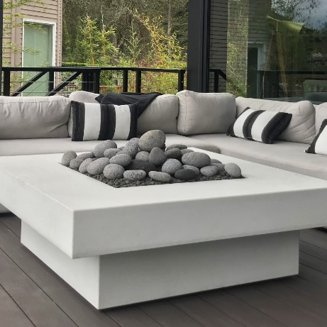 Outdoor Sofa Set Fire Pit Tabl - Outdoor Furniture Fire Table avaliação e preço