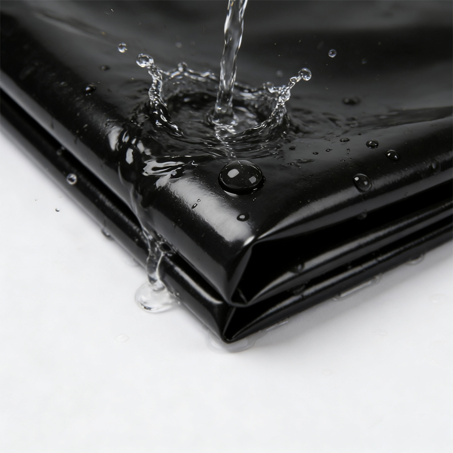 Durable Pure Black PVC Waterpr - Outdoor Furniture Covers avaliação e preço