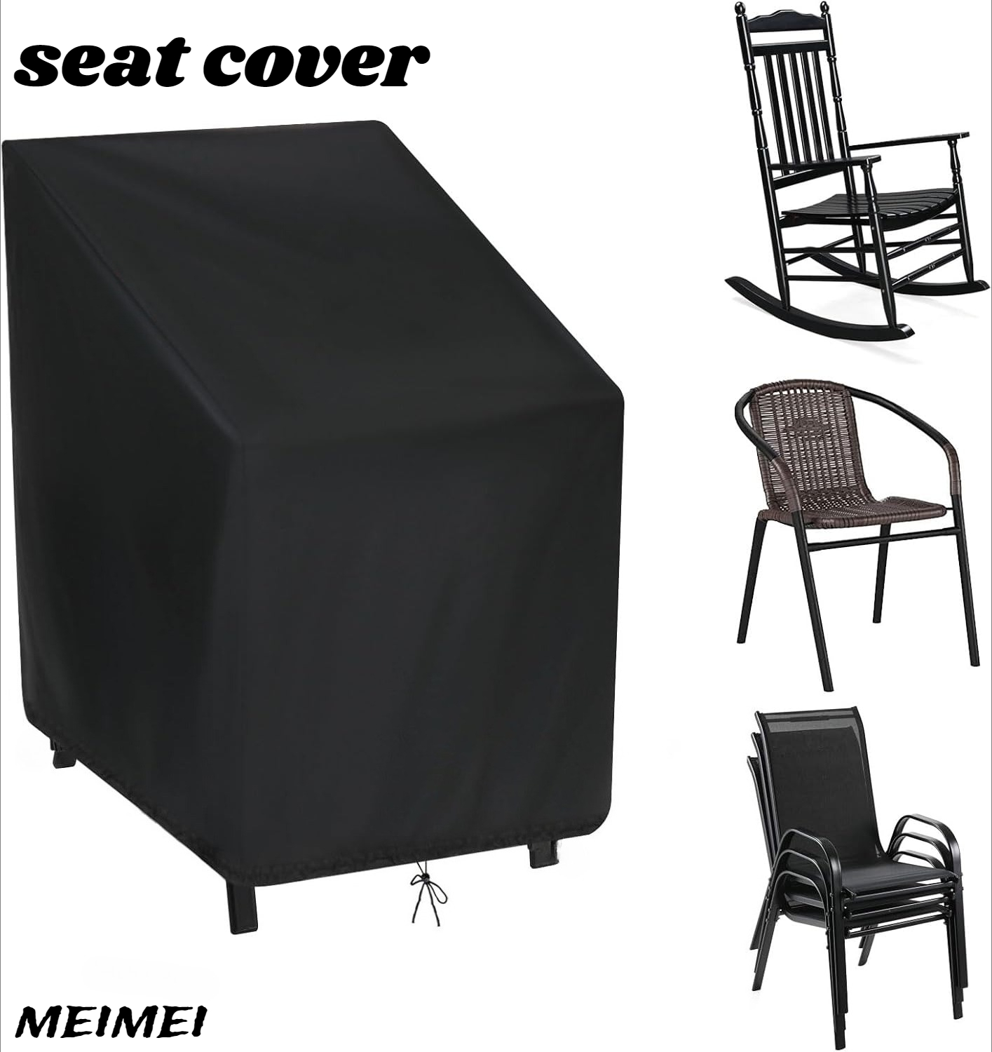 Stacked Chair Dust Cover Stora - Outdoor Furniture Covers avaliação e preço