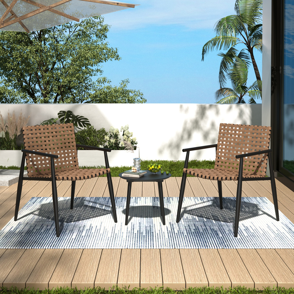PE Rattan Outdoor Chat Set 2 C - Outdoor Furniture On Sale avaliação e preço