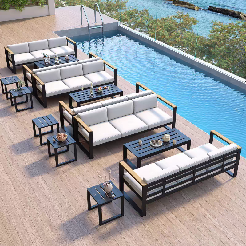 Modern Style Aluminum Patio So - Outdoor Furniture Dining Set avaliação e preço