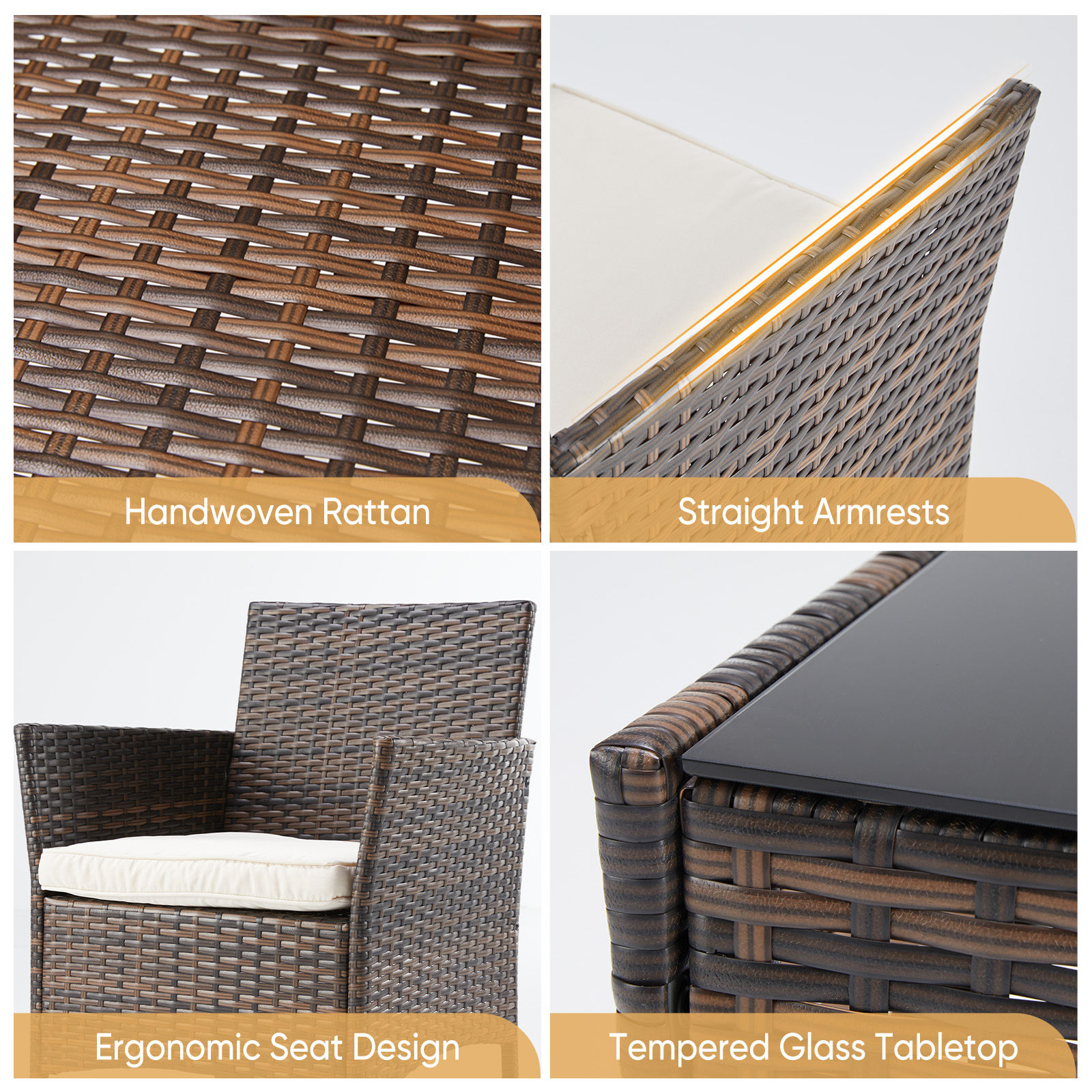 JHK 3 Pieces Outdoor Patio Fur - Outdoor Furniture On Sale avaliação e preço
