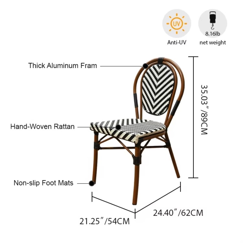 French Bistro Outdoor Furnitur - Outdoor Furniture Dining Set avaliação e preço