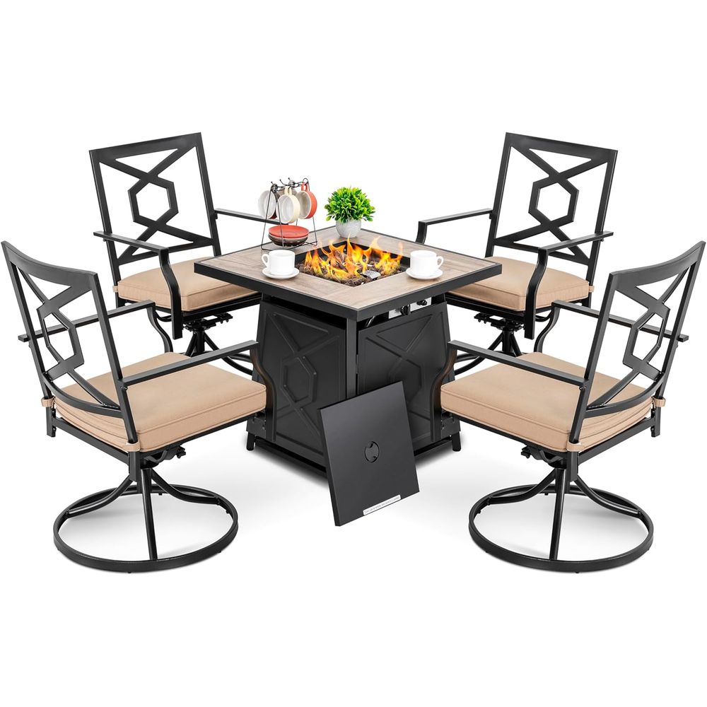 5-Piece Outdoor Patio Furnitur - Outdoor Furniture Dining Set avaliação e preço