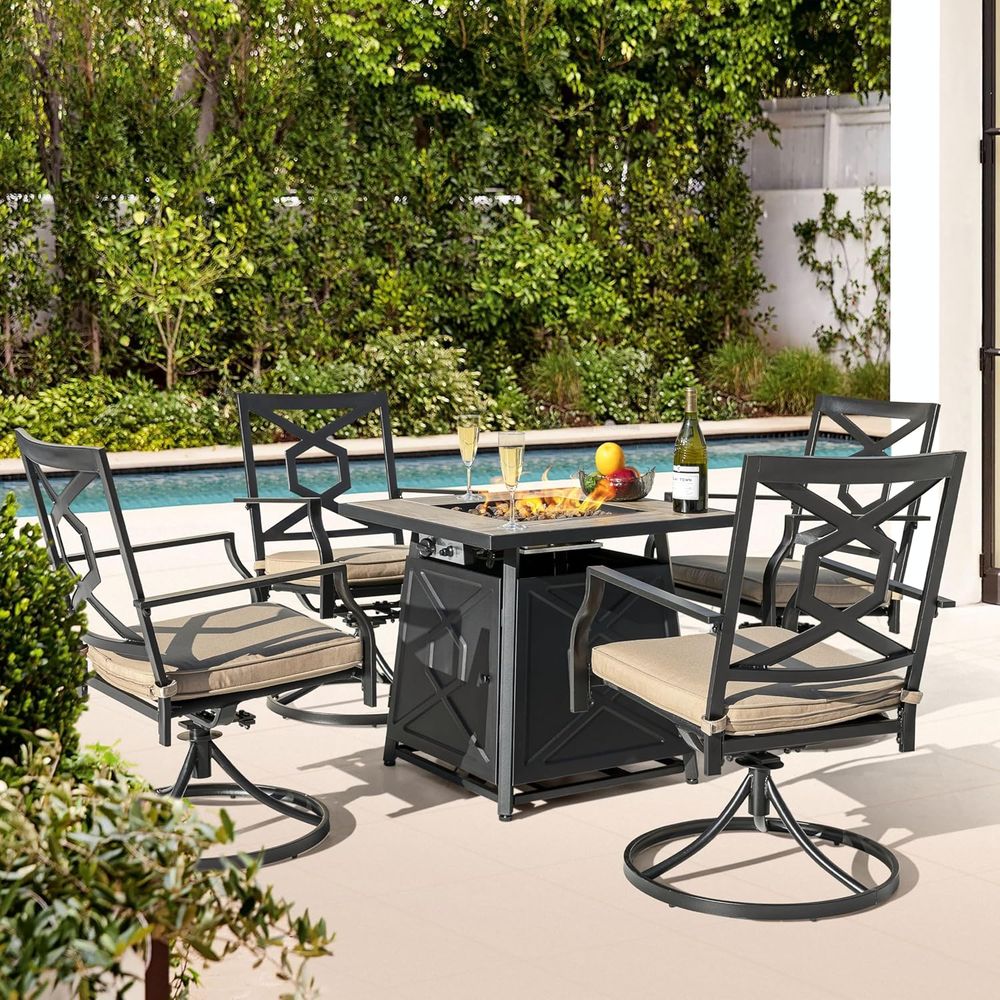 5-Piece Outdoor Patio Furnitur - Outdoor Furniture Dining Set avaliação e preço