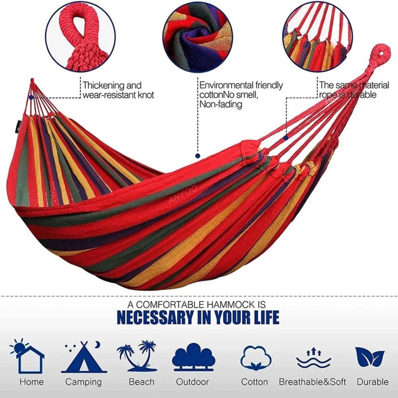Hammock Leisure  Durable Singl - Outdoor Furniture Upholstery avaliação e preço