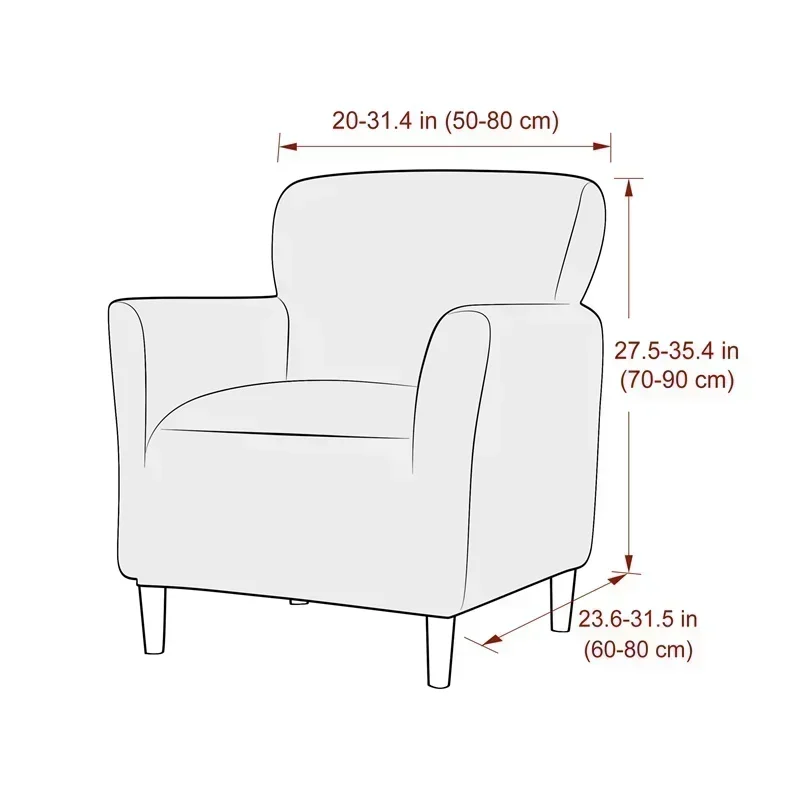 1PC Jacquard Tub Armchairs Cha - Outdoor Furniture Upholstery avaliação e preço